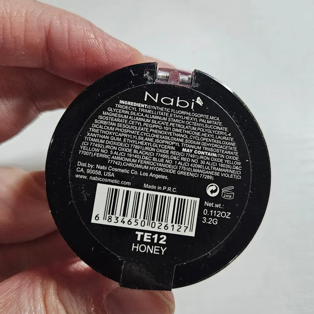 Nabi Baked Trio Eyeshadow Honey ~ Warm Golden-Amber ~ NEW